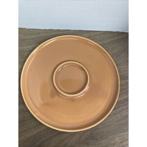 11" Orange Fiestaware‎ Plate